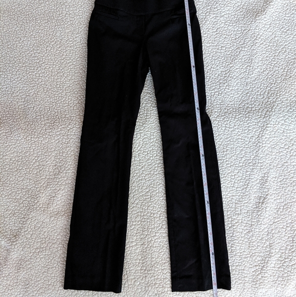 Apt. 9 Black Straight Leg Pull On pants (size 2) - Picture 2 of 8